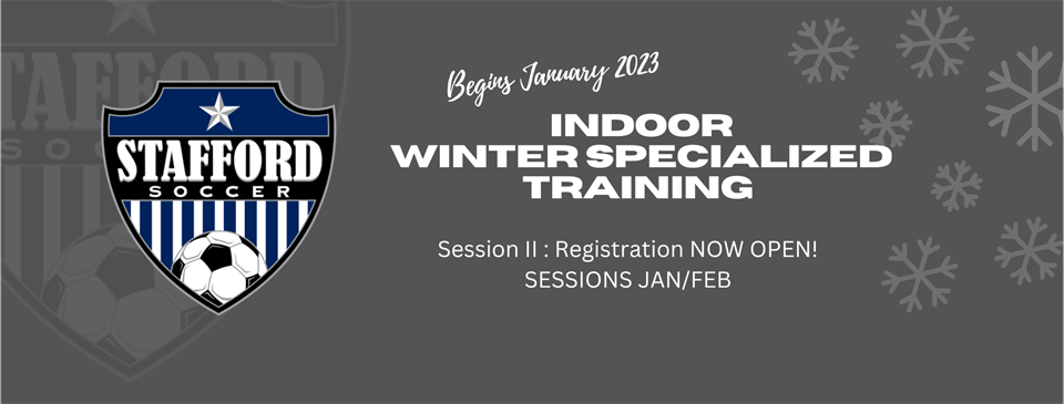 WINTER SPECIALIZED TRAINING PART 2 REGISTRATION IS OPEN